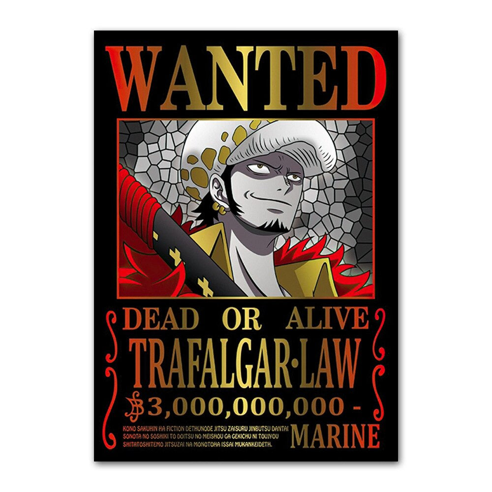 One Piece Wanted Posters