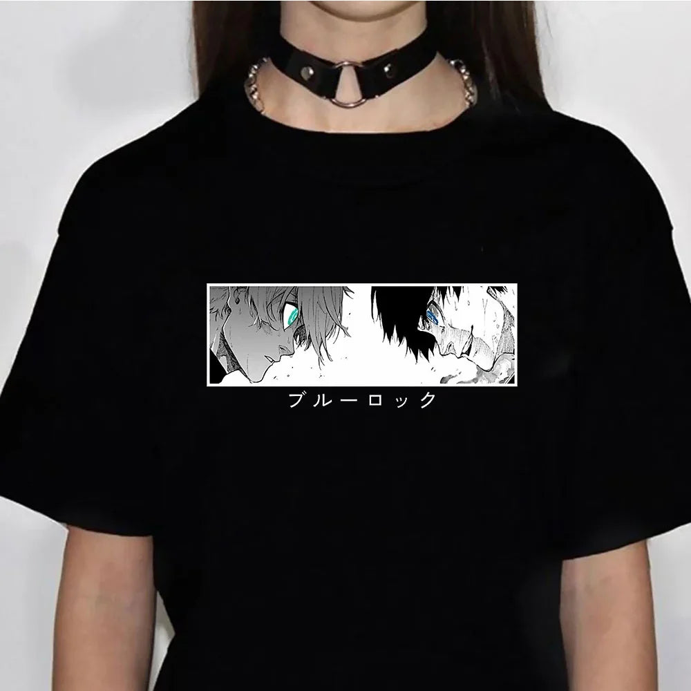 Y2K Blue Lock Short Sleeve T-shirt
