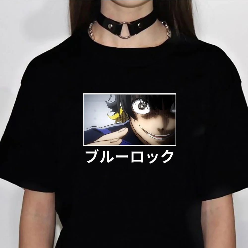 Y2K Blue Lock Short Sleeve T-shirt