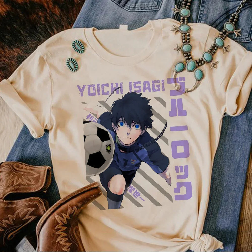 Y2K Blue Lock Short Sleeve T-shirt