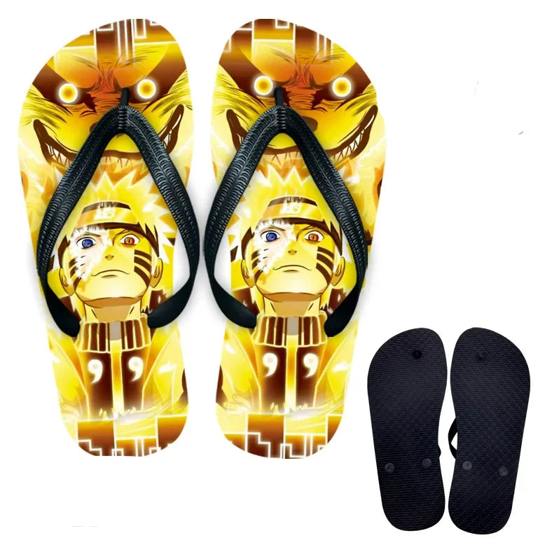 Naruto Peripheral Cartoon Flip Flops