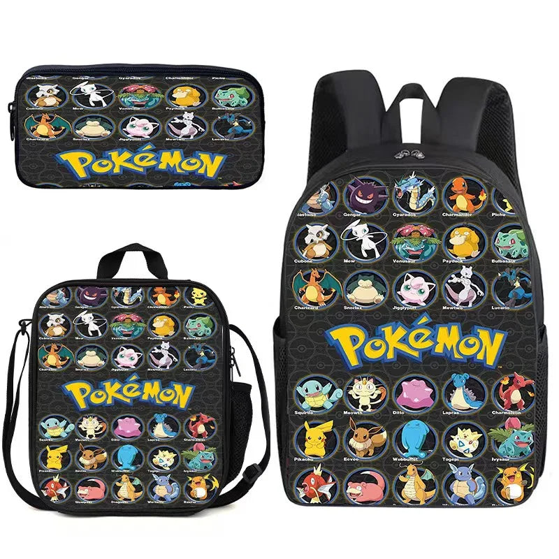 Kawaii Pikachu Anime Figures Storage Bag