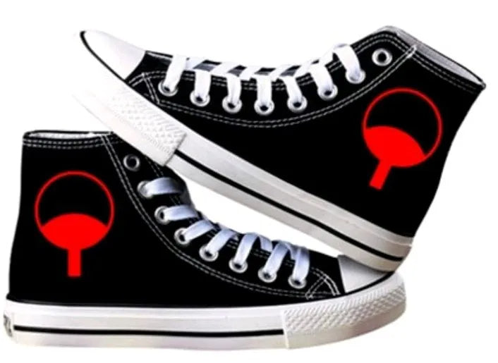 Naruto Itachi Cosplay High Top Canvas Unisex Sneakers