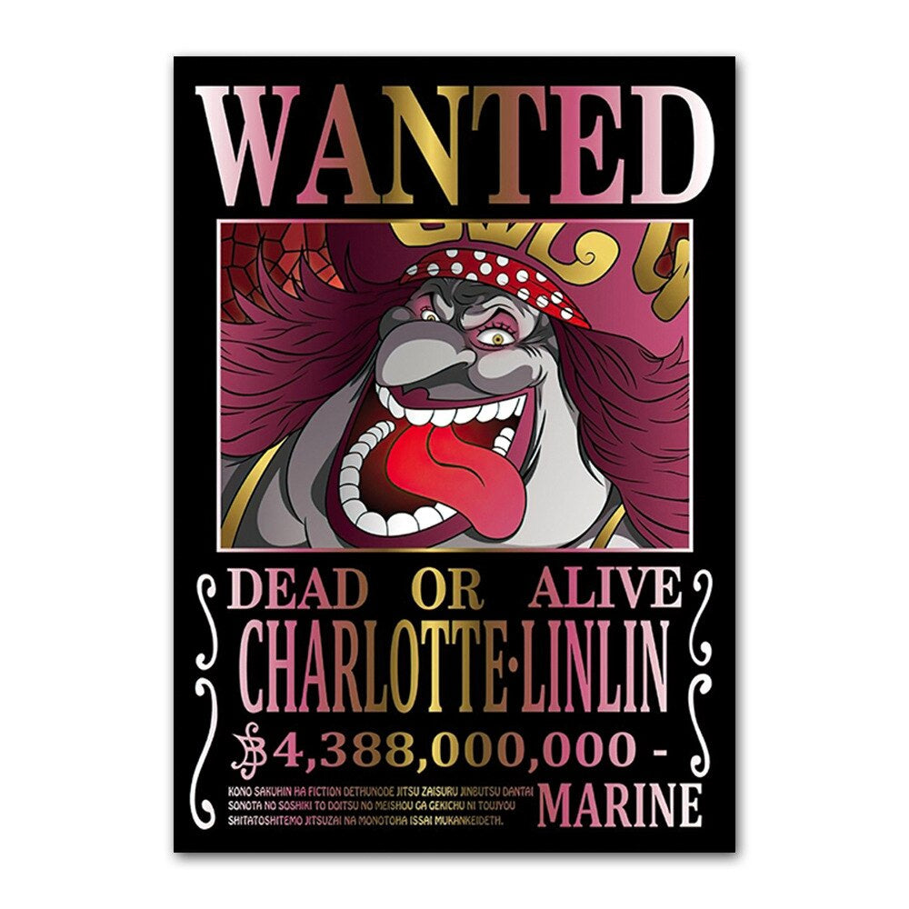 One Piece Wanted Posters