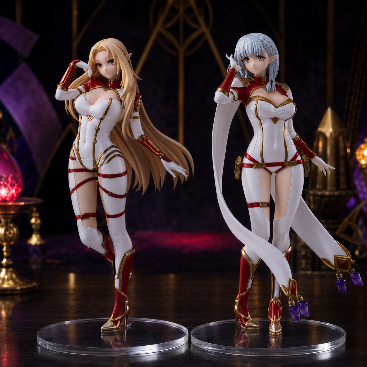The Eminence in Shadow Alpha &amp; Beta Luminasta Figures | Black &amp; White Variants