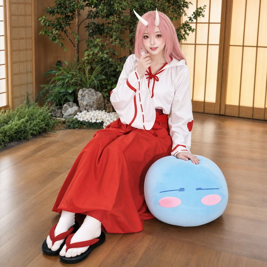 That Time I Got Reincarnated As A Slime Shuna Cosplay | Red Kimono Outfit