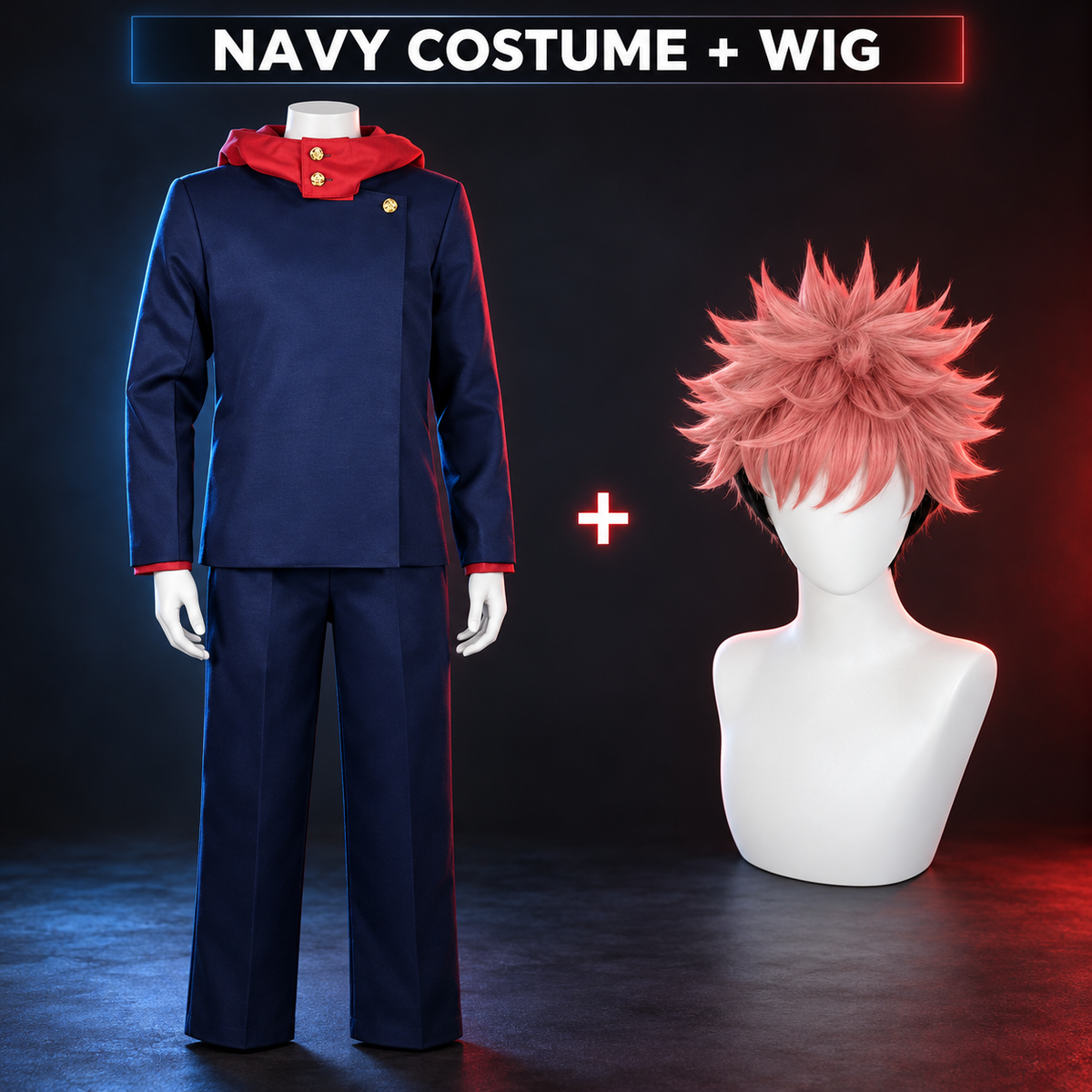 Jujutsu Kaisen Itadori Yuji Cosplay Set