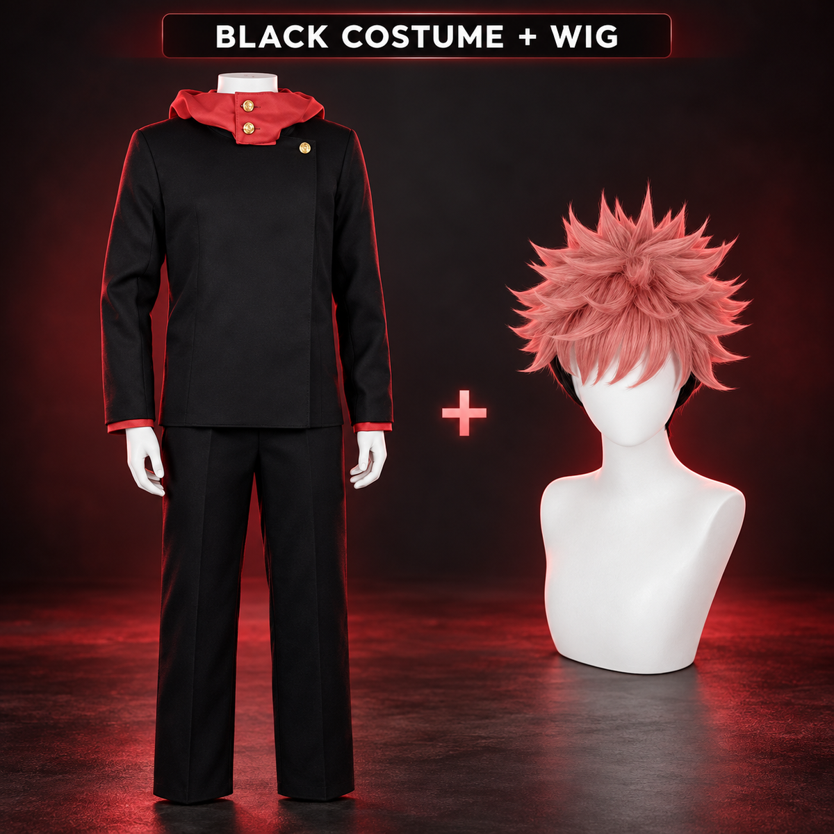 Jujutsu Kaisen Itadori Yuji Cosplay Set