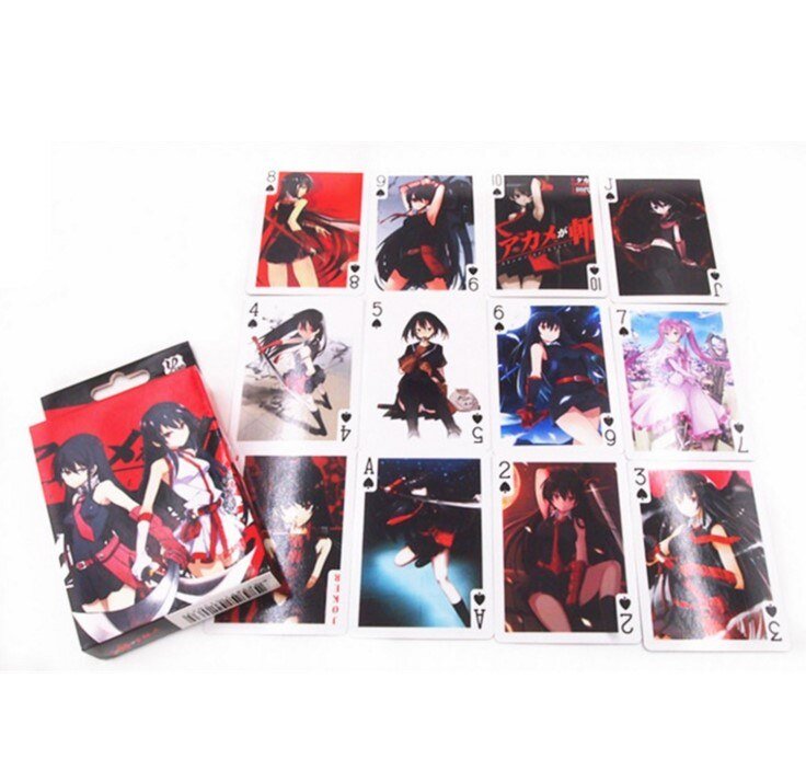 Akame ga Kill Poker Cards Cosplay Board Game