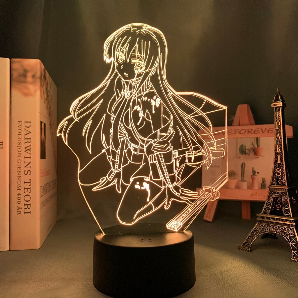 Akame Ga Kill 3D Led Night