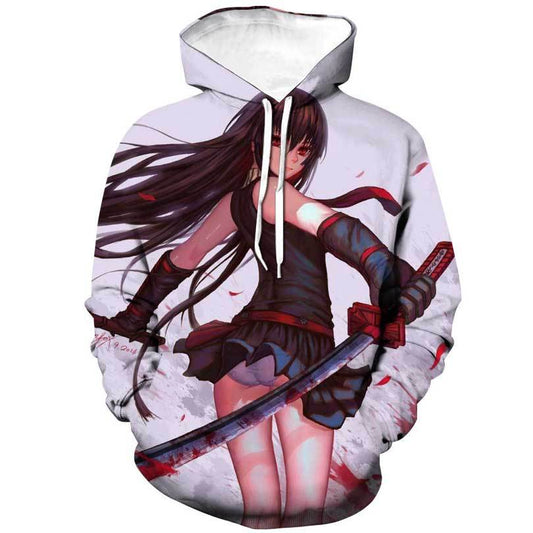 Akame Ga Kill 3D Printing Hoodies