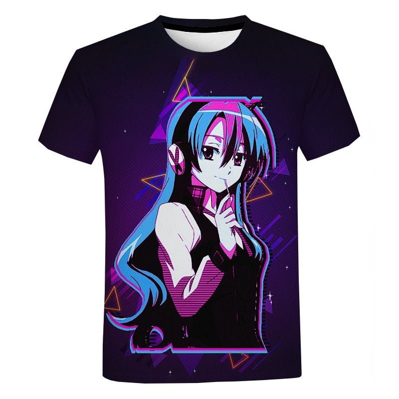 Akame Ga Kill 3d Print T-shirts