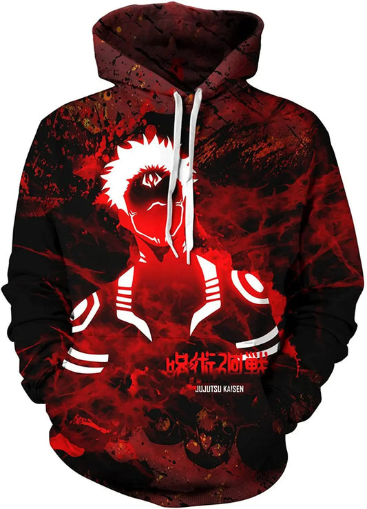 Anime Jujutsu Kaisen Yuji Hoodie Gojo Satoru Sweatshirt