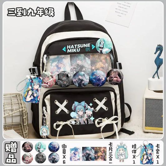 Hatsune Miku Two-Dimensional Anime Backpack