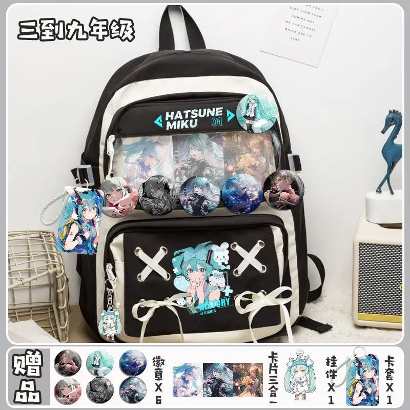 Hatsune Miku Two-Dimensional Anime Backpack