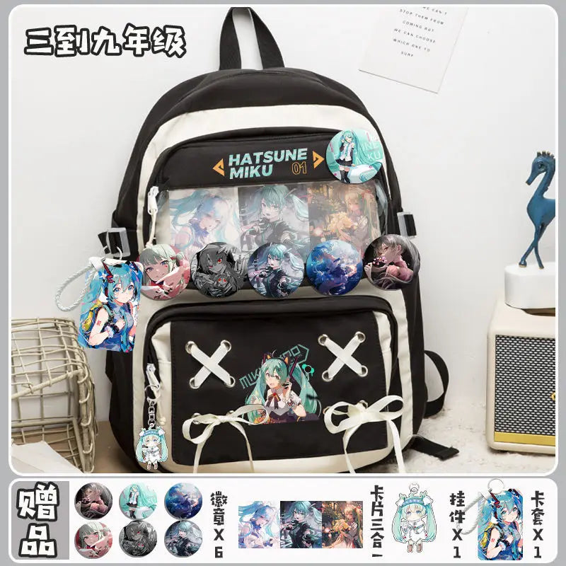 Hatsune Miku Two-Dimensional Anime Backpack