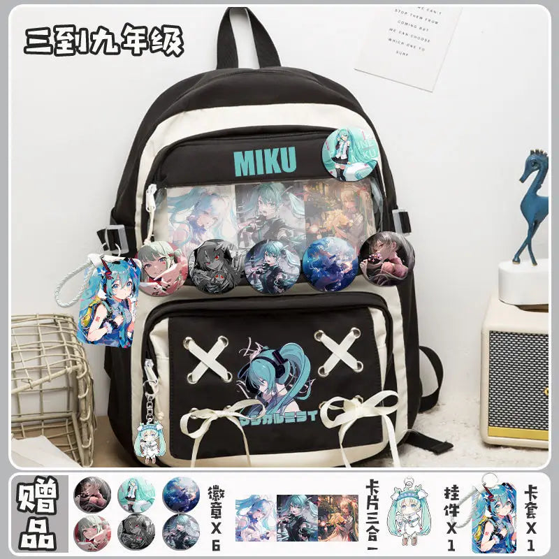 Hatsune Miku Two-Dimensional Anime Backpack