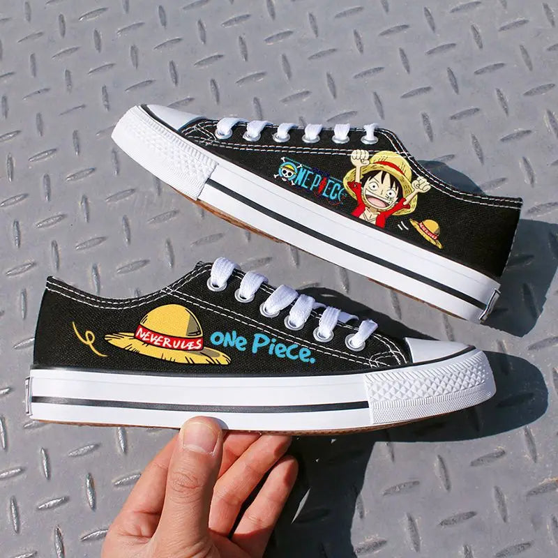Naruto Uchiha Itachi Black Canvas Sneakers