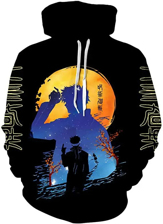 Anime Jujutsu Kaisen Yuji Hoodie Gojo Satoru Sweatshirt