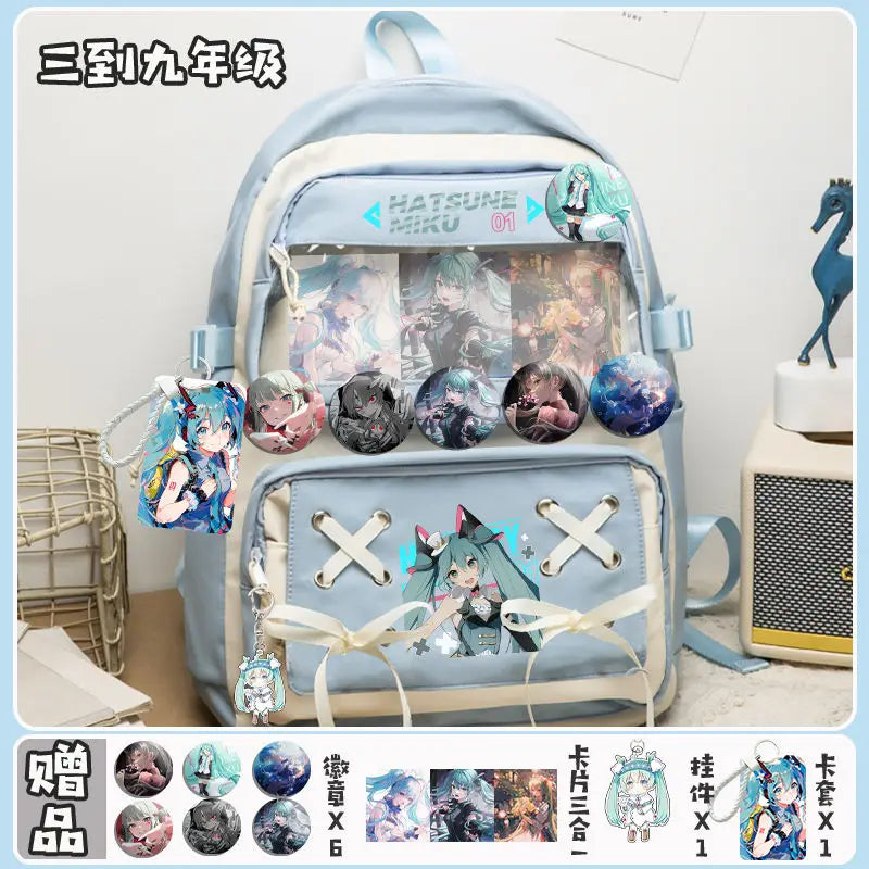 Hatsune Miku Two-Dimensional Anime Backpack