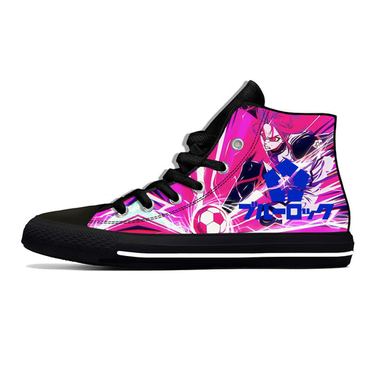 Anime Blue Lock High Top Unisex Sneakers