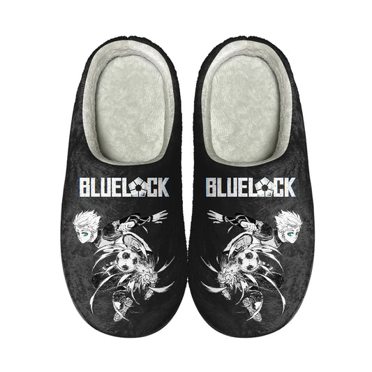 Blue Lock Home Cotton Slippers