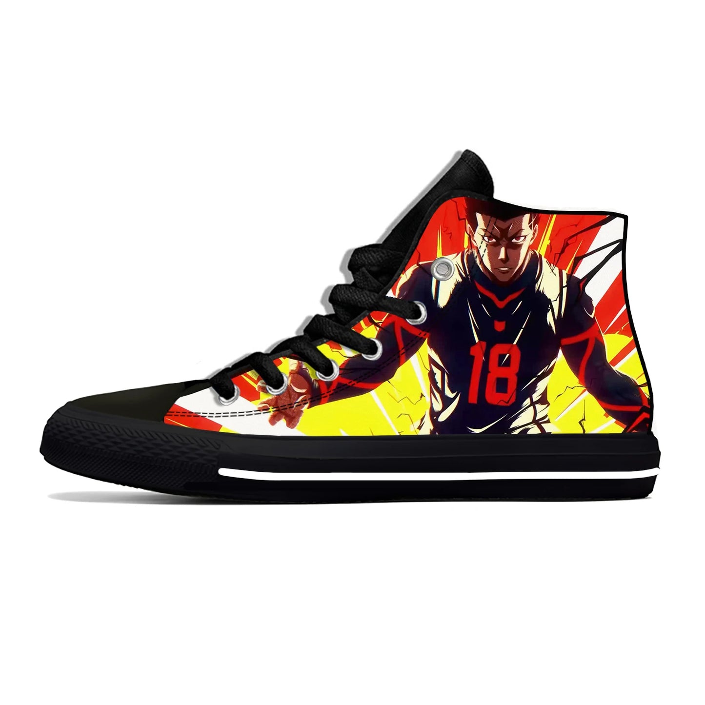 Anime Blue Lock High Top Unisex Sneakers