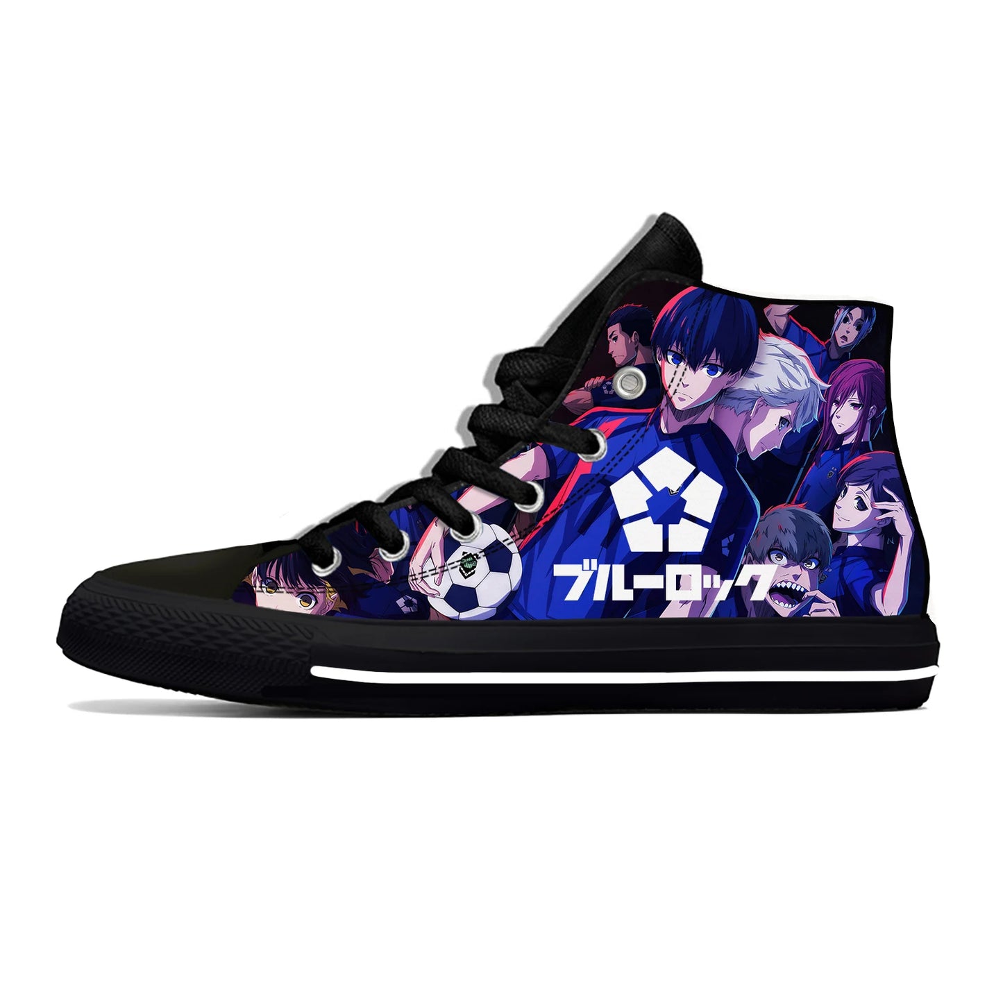 Anime Blue Lock High Top Unisex Sneakers
