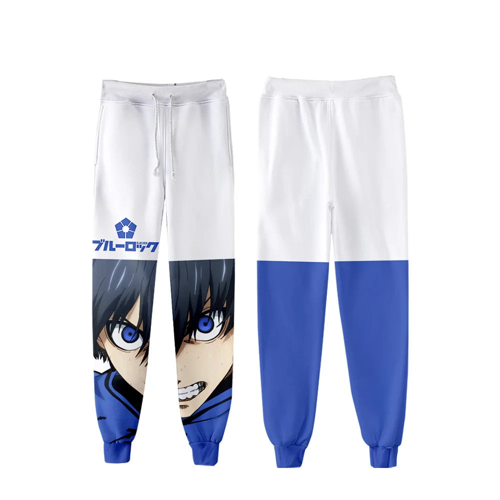 BLUE LOCK Anime 3D Print Streetwear Joggers