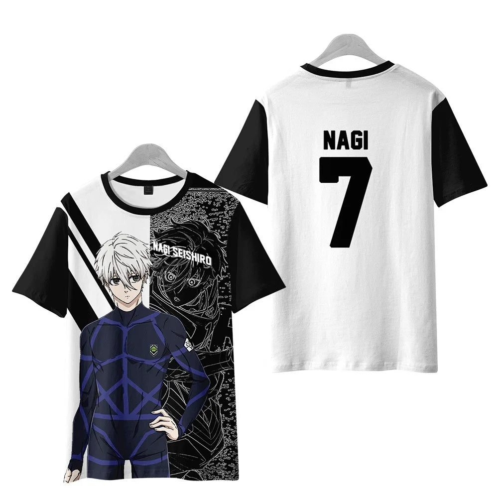 BLUE LOCK NAGI 3D Print T-Shirt
