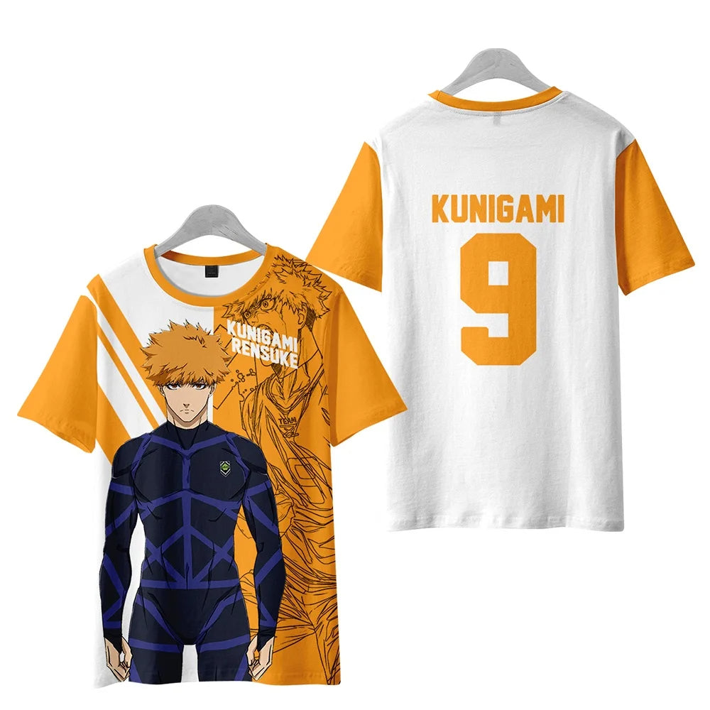 BLUE LOCK NAGI 3D Print T-Shirt