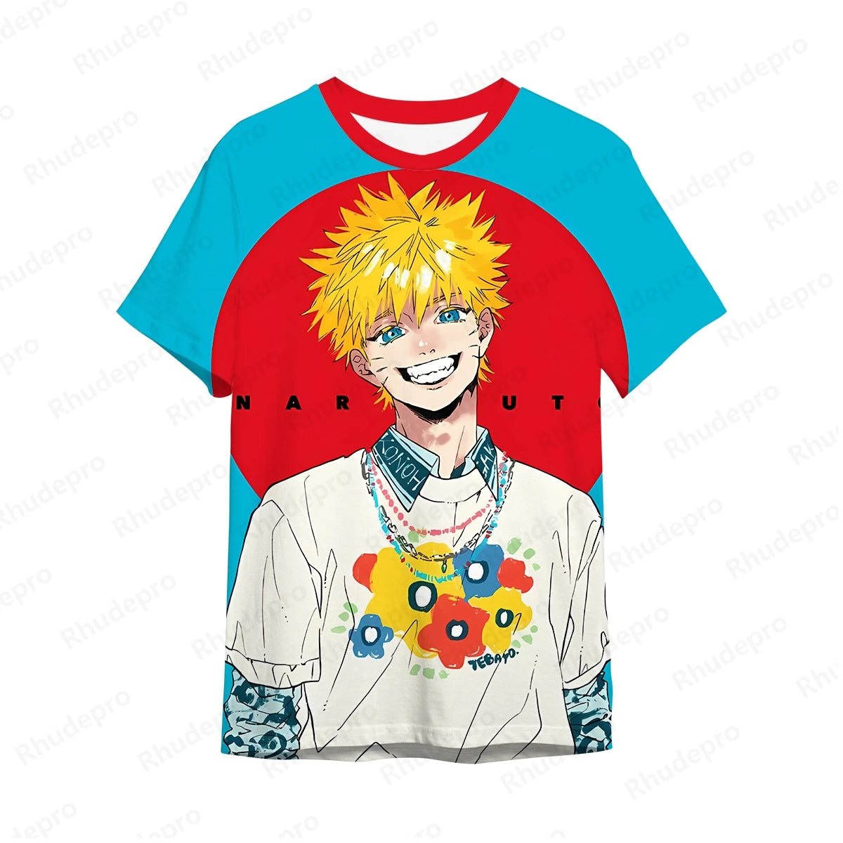 Naruto Uzumaki Men's Oversized T-shirt