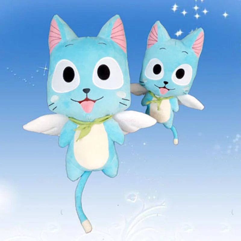 Fairy Tail Happy Blue Cat Plush Toy