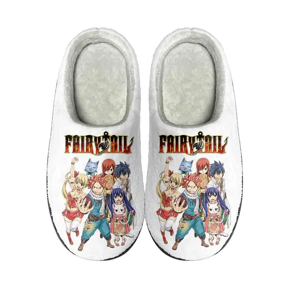 Anime Fairy Tail Funny Home Cotton Custom Slippers