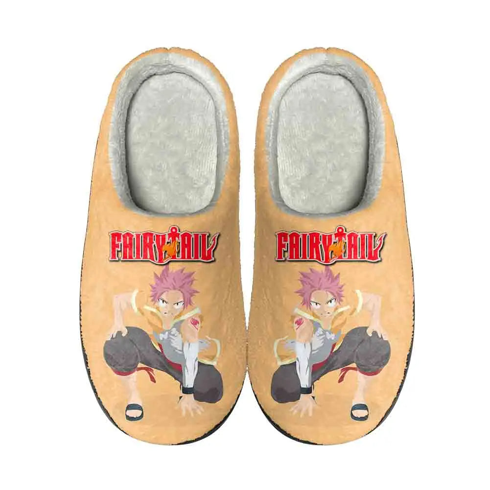 Anime Fairy Tail Funny Home Cotton Custom Slippers