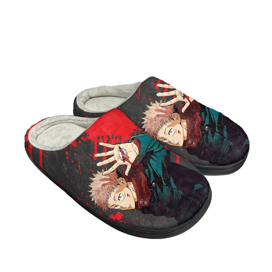 Jujutsu Kaisen Itadori Yuji &amp; Sukuna Cotton Slippers