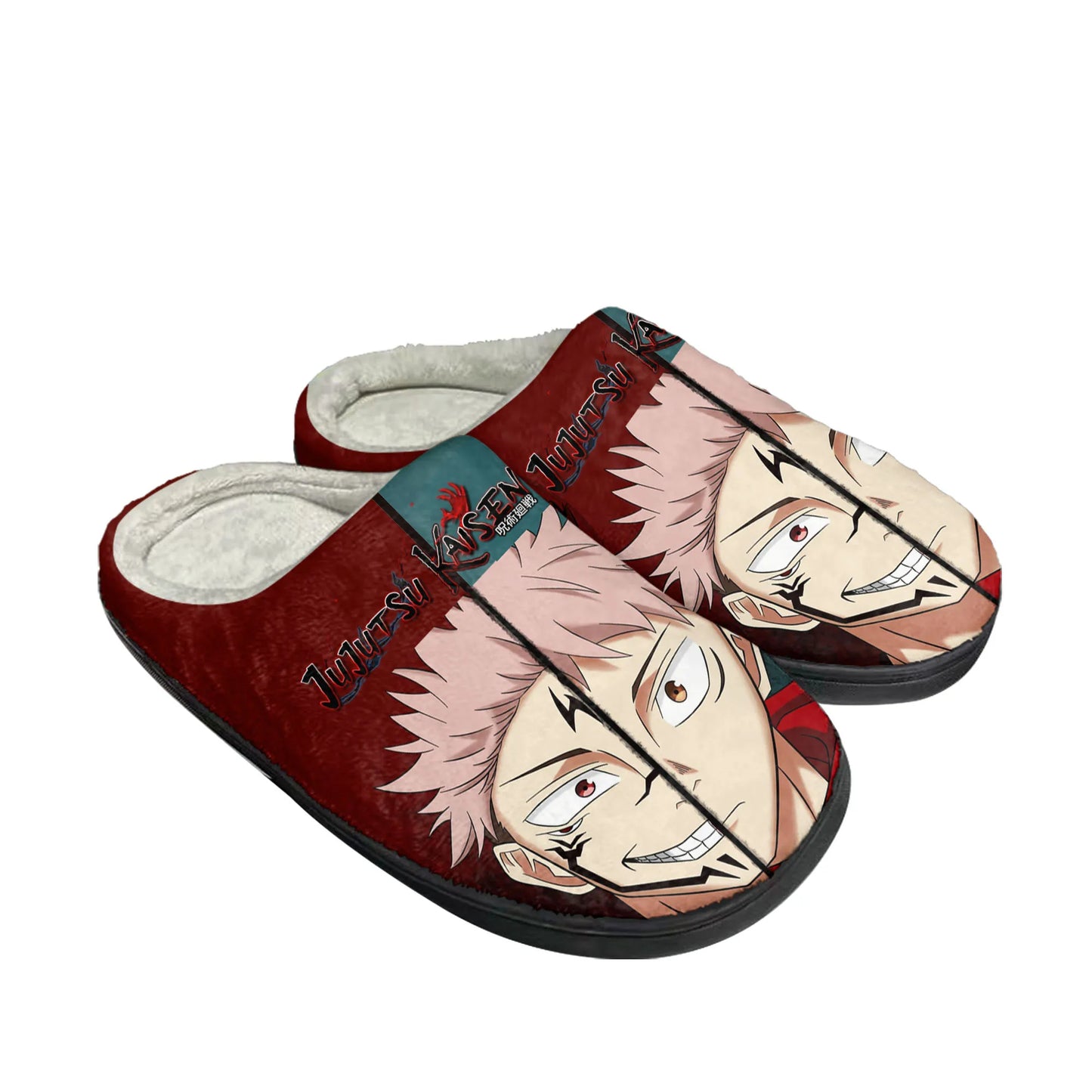 Jujutsu Kaisen Itadori Yuji &amp; Sukuna Cotton Slippers