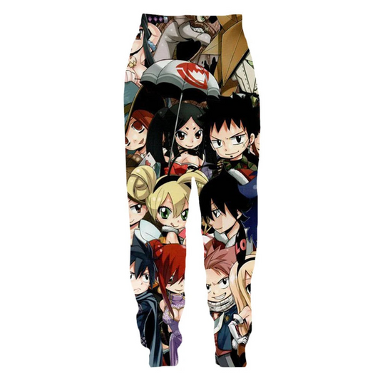 3D Print Anime FAIRY TAIL Many Faces Sweatpants