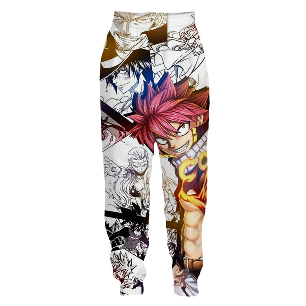 3D Print Anime FAIRY TAIL Many Faces Sweatpants