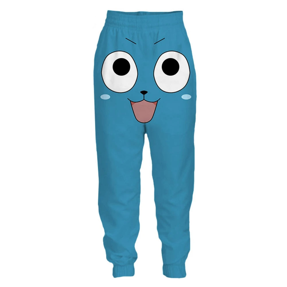 3D Print Anime FAIRY TAIL Many Faces Sweatpants