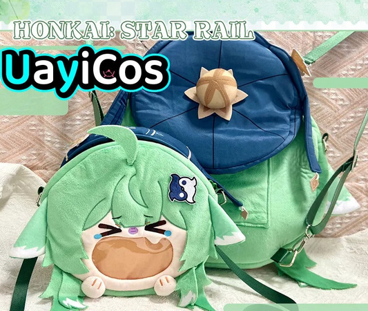 Honkai Star HuoHuo Kawaii Big Mouth Plushie Plush Doll Backpack
