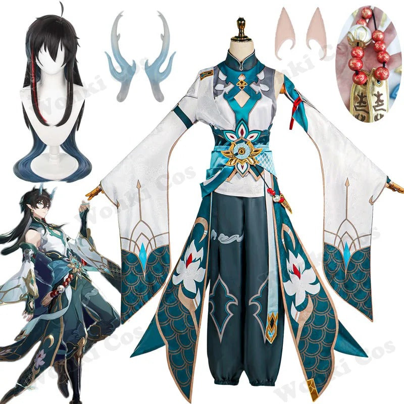 Honkai Rail Dan Heng Imbibitor Lunae Cosplay Costume