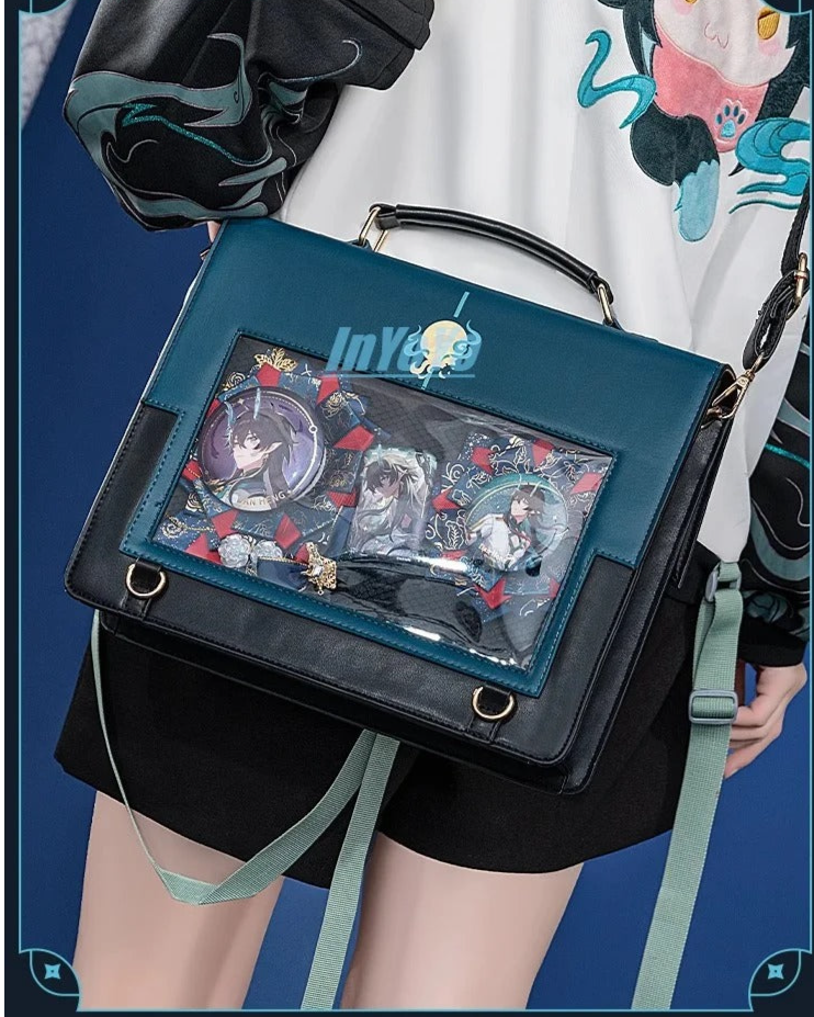 InYoYo Dan Heng Cosplay Honkai: Star Rail Preppy Commuter Bag