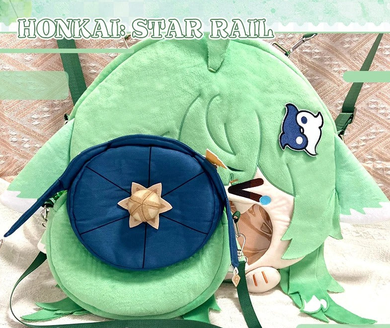 Honkai Star HuoHuo Kawaii Big Mouth Plushie Plush Doll Backpack