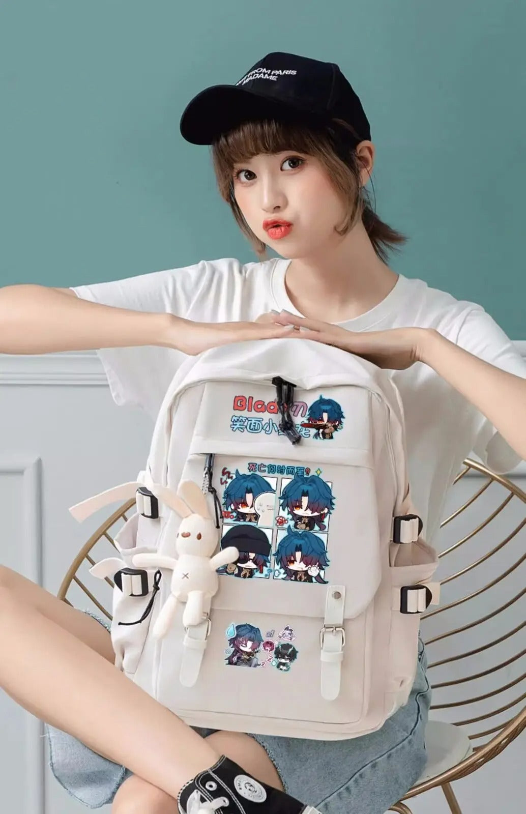 Anime Honkai: Star Rail Blade School Backpack