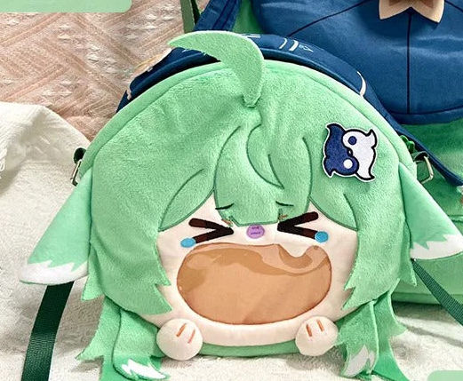Honkai Star HuoHuo Kawaii Big Mouth Plushie Plush Doll Backpack