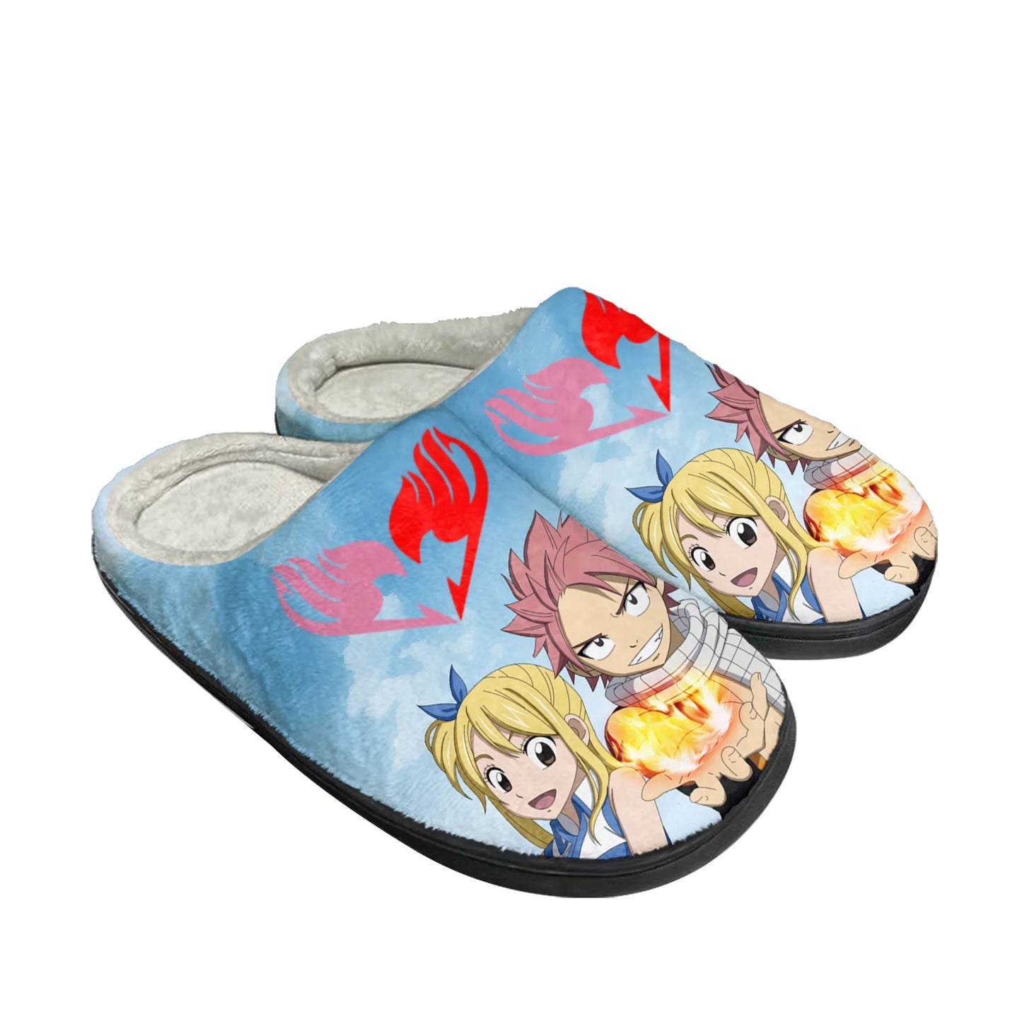 Fairy Tail Natsu Dragneel Home Cotton Custom Slippers