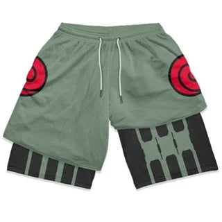 Anime Naruto Quick-Dry Gym Shorts
