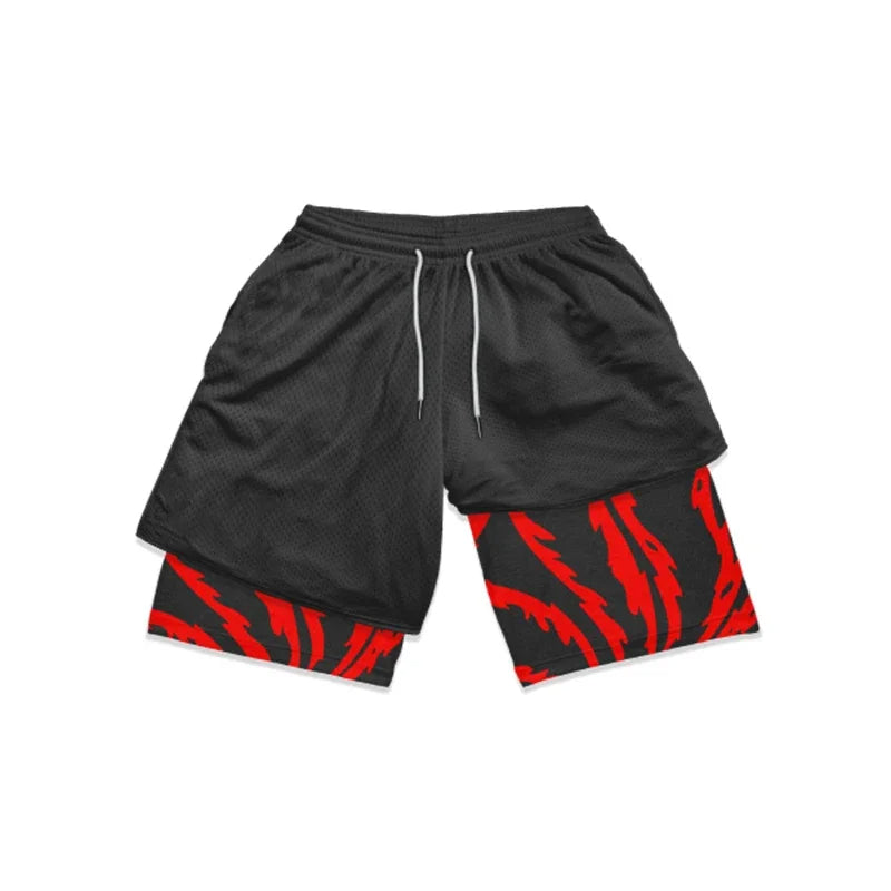 Anime Naruto Quick-Dry Gym Shorts