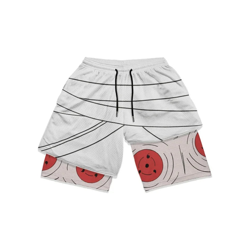 Anime Naruto Quick-Dry Gym Shorts